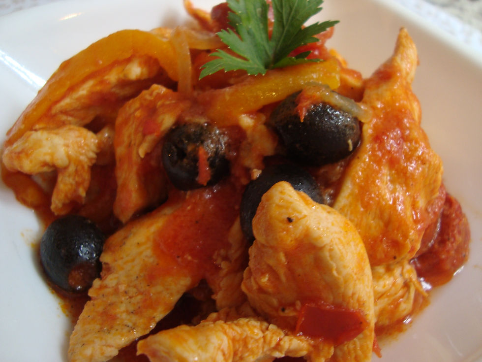 Pollo a la española