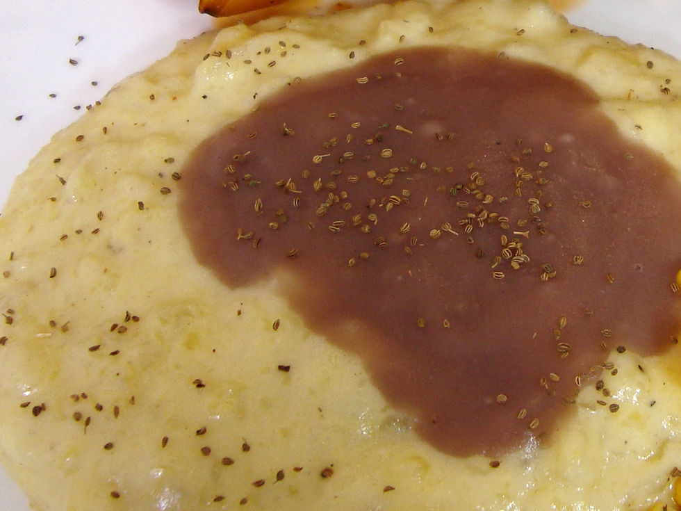 Puré de papa con Gravy