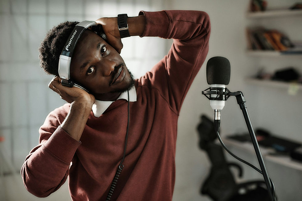 Gen Z listening to music