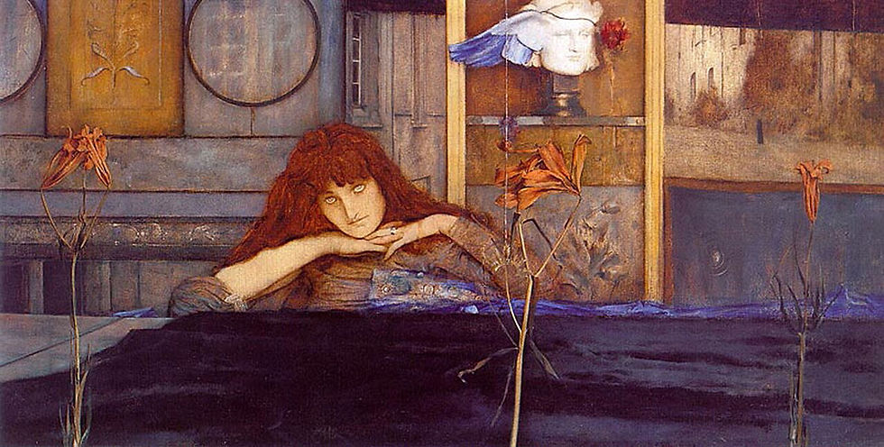 Fernand Khnopff's "I Lock My Door Upon Myself”