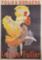 Jules Chéret, Poster advertising Loie Fuller at the Folies Bergère, 1893.
