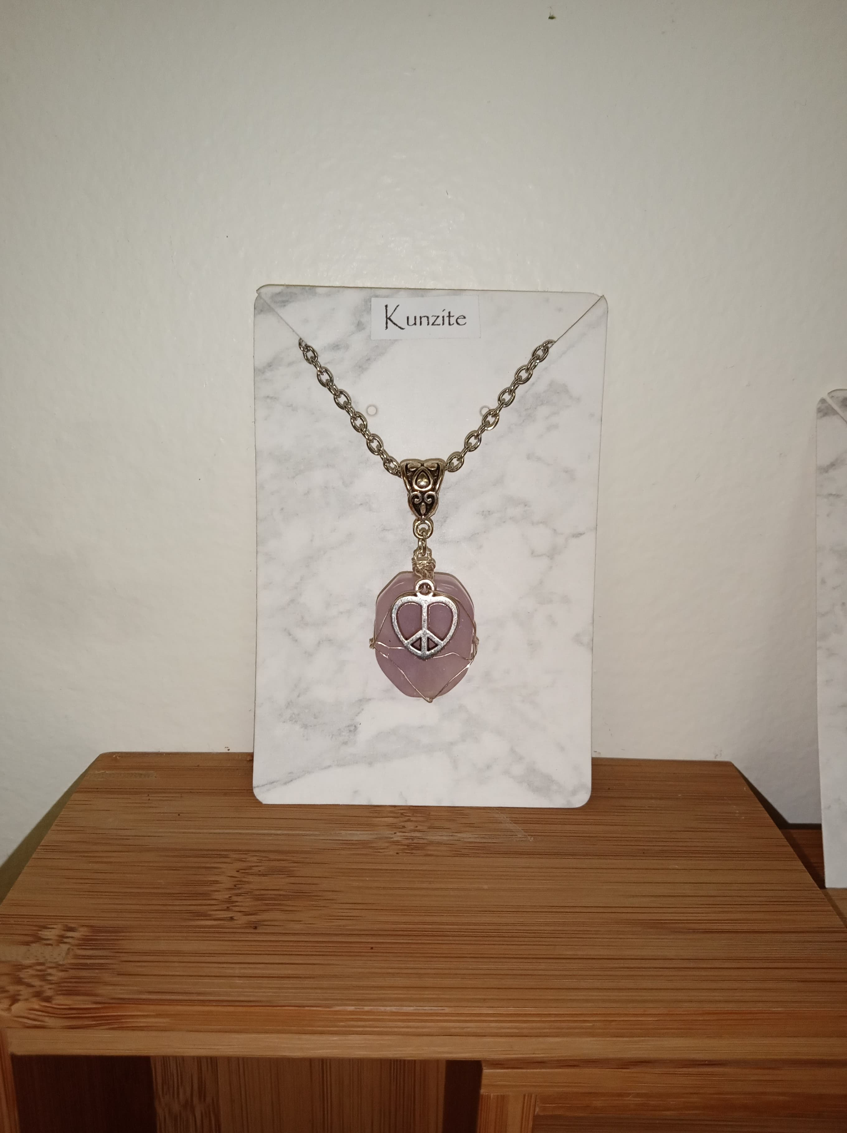 Simple Wrapped Healing Crystal Necklace