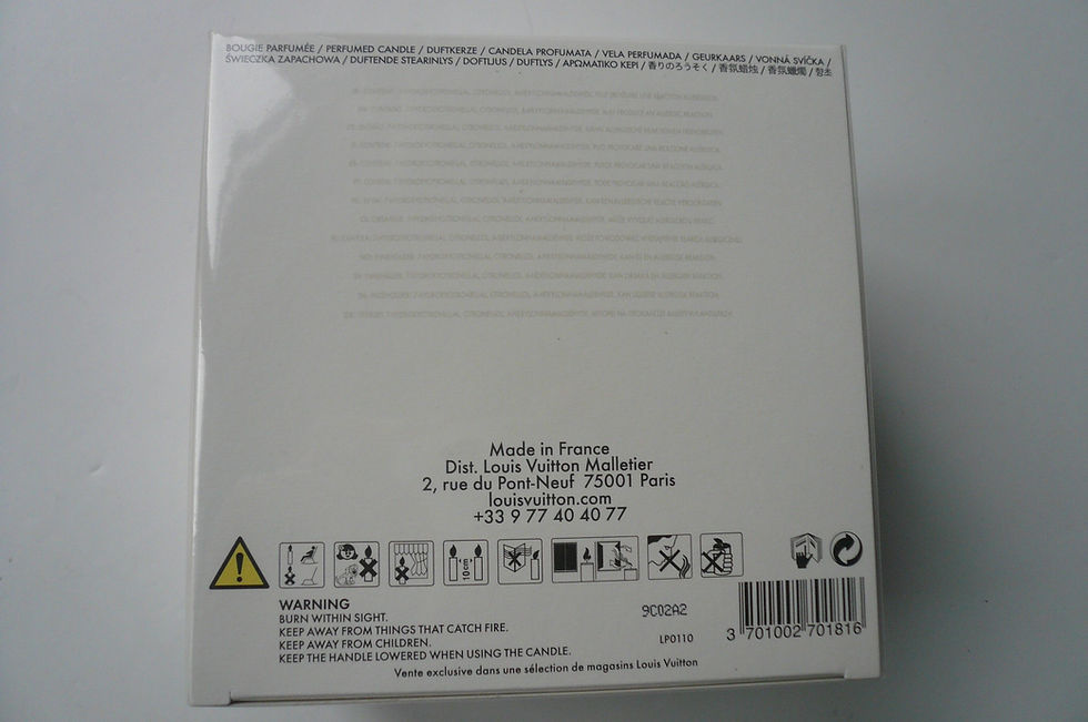 Miniature : LOUIS VUITTON Bougie de Luxe parfumée neuve sous blister