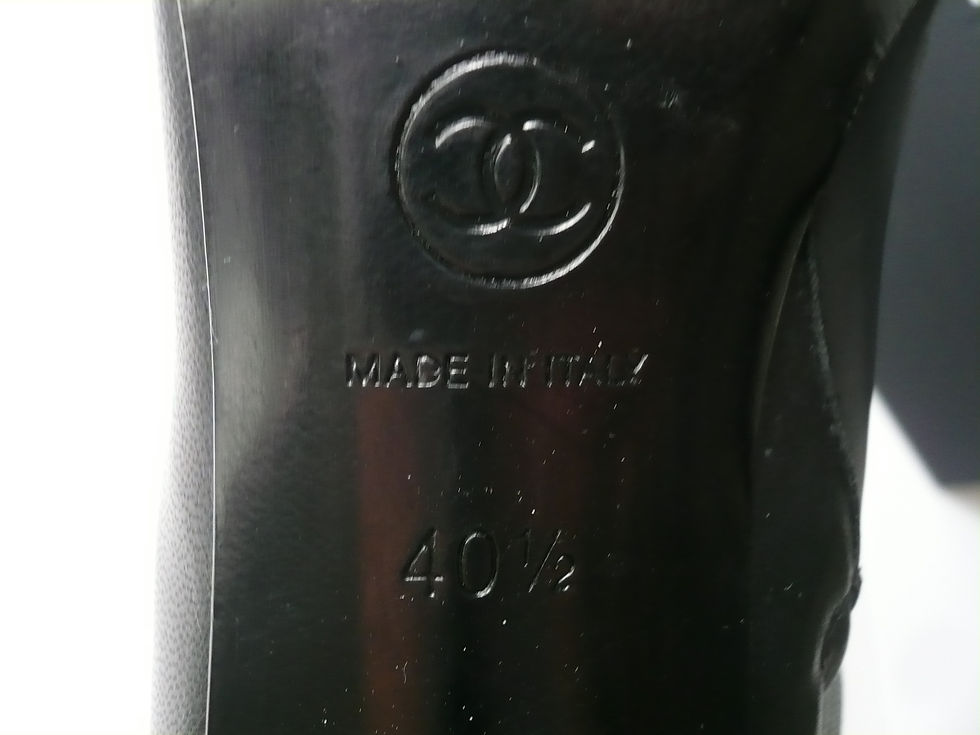 Miniature : CHANEL Bottines cuir noires T40,5