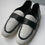Miniature : CHANEL Mocassins homme tressés cuir blanc et noir T44 IT