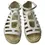 Miniature : HERMES Costanza Espadrille cuir blanc T38