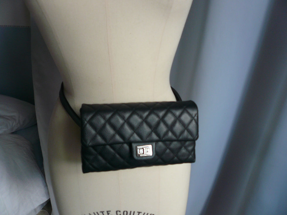 Miniature : CHANEL Sac banane ceinture 2.55 cuir caviar Etat neuf