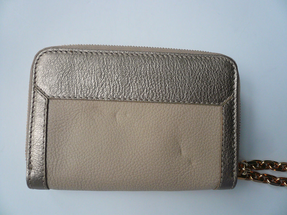 Miniature : BURBERRY PRORSUM Portefeuille cuir grainé nude