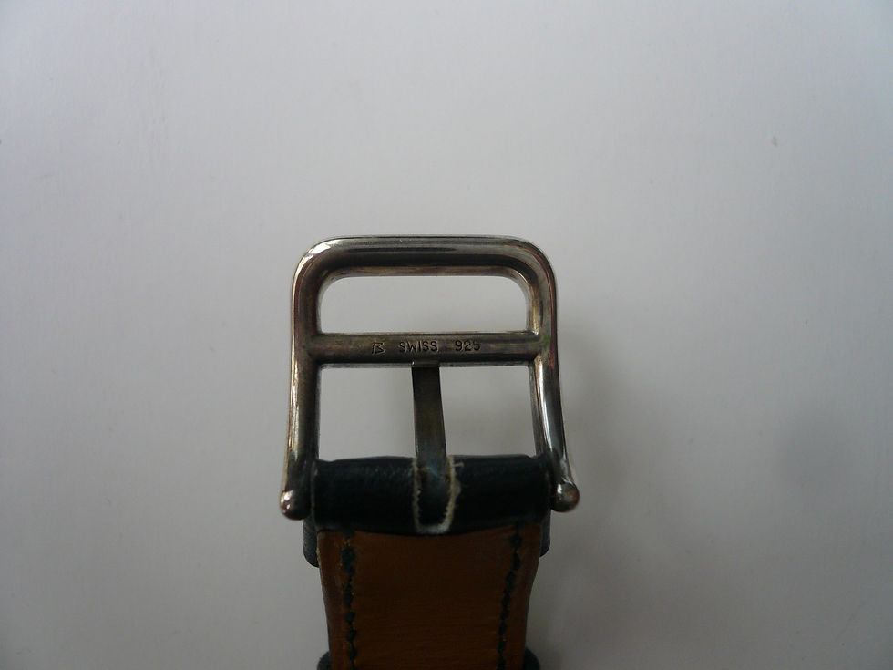 Miniature : HERMES Montre Médor en acier excellent état