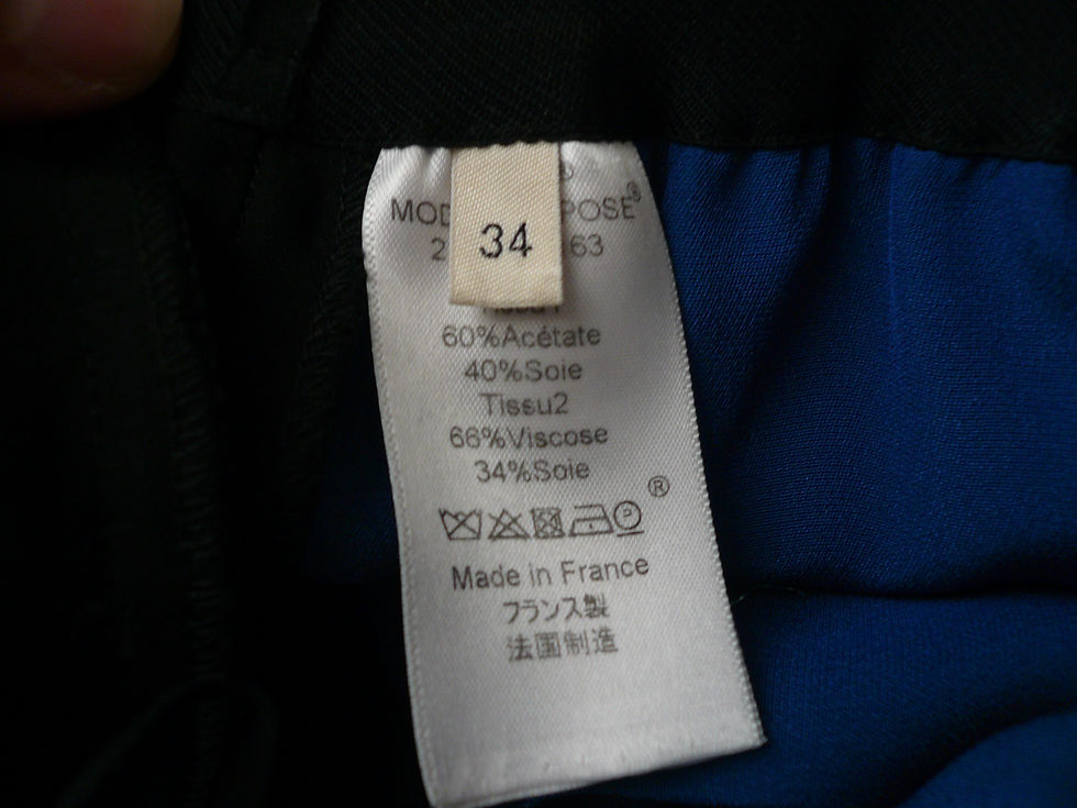 Miniature : CELINE Pantalon bleu et noir T34 neuf