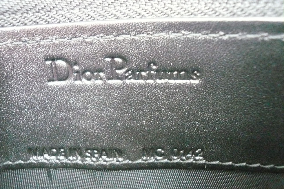 Miniature : DIOR PARFUMS Portefeuille compagnon Lady Dior toile irisé NEUF