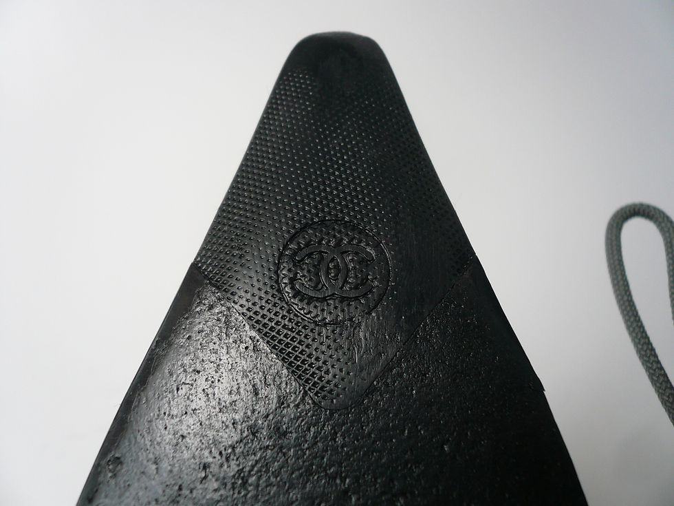 Miniature : CHANEL Bottines cuir noires T40,5