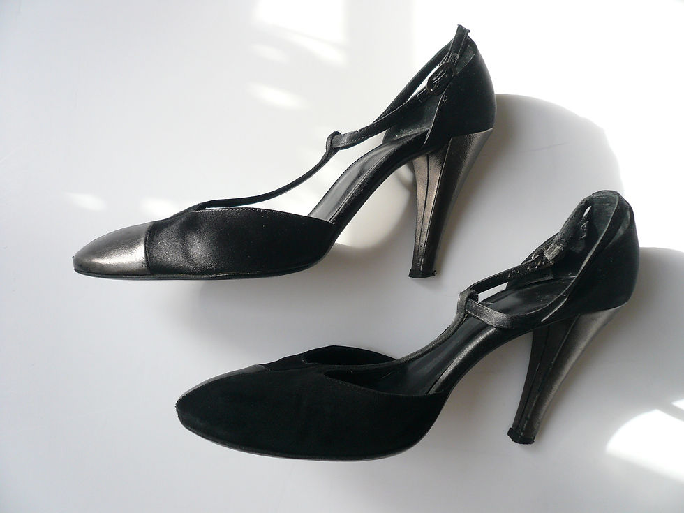 Miniature : CHANEL Escarpins Salomé noir T41