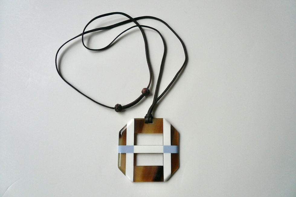 Miniature : HERMES Pendentif Equipe octogonal TBE