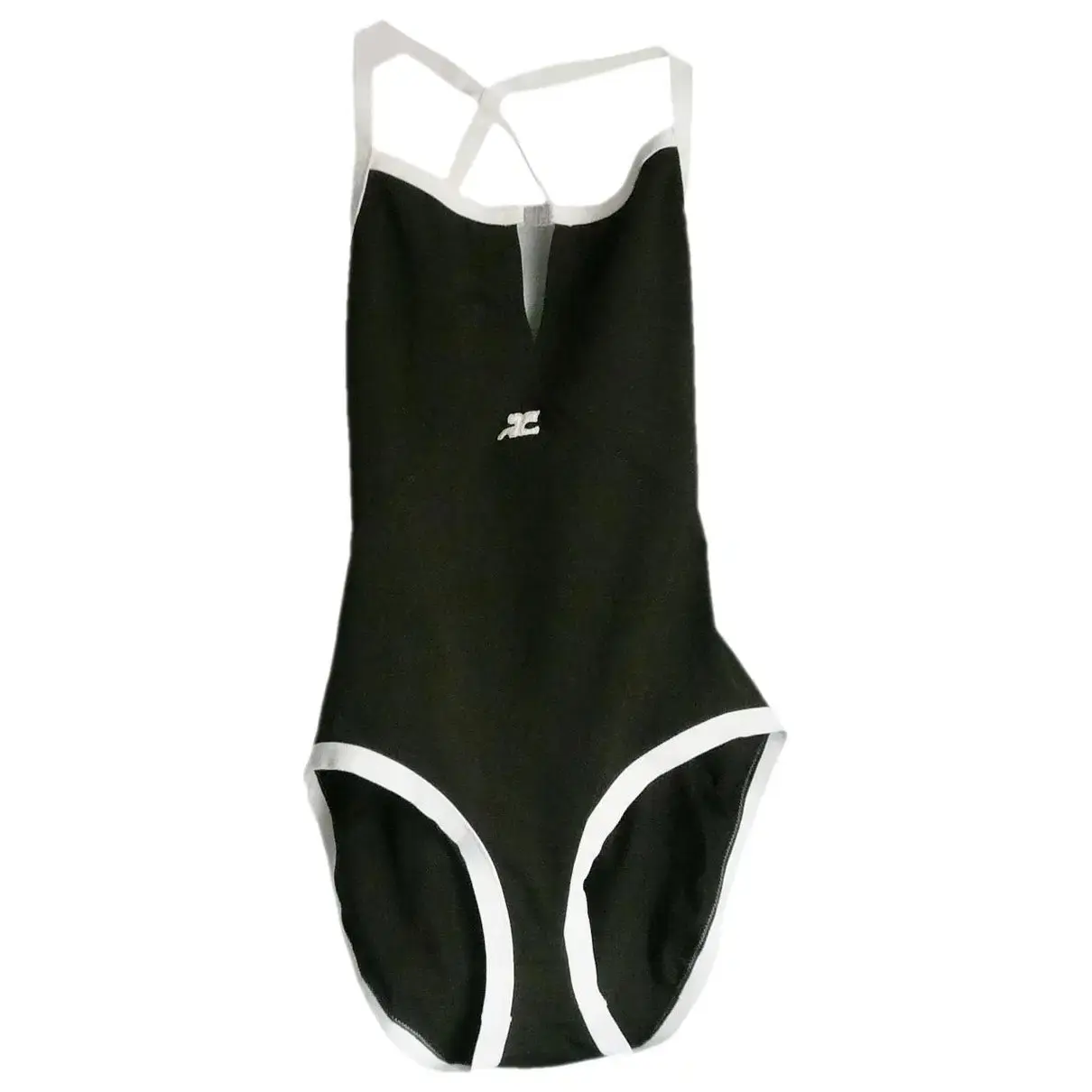 COURREGES Maillot de bain marron neuf une pièce TAILLE S