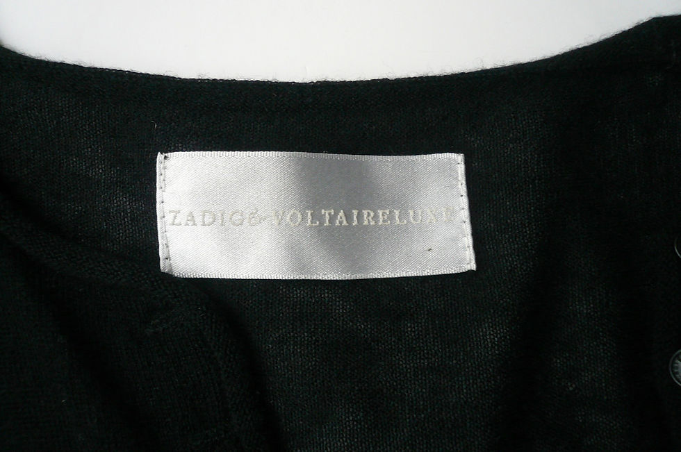 Miniature : ZADIG ET VOLTAIRE DE LUXE Petit pull fin cachemire neuf noir TS