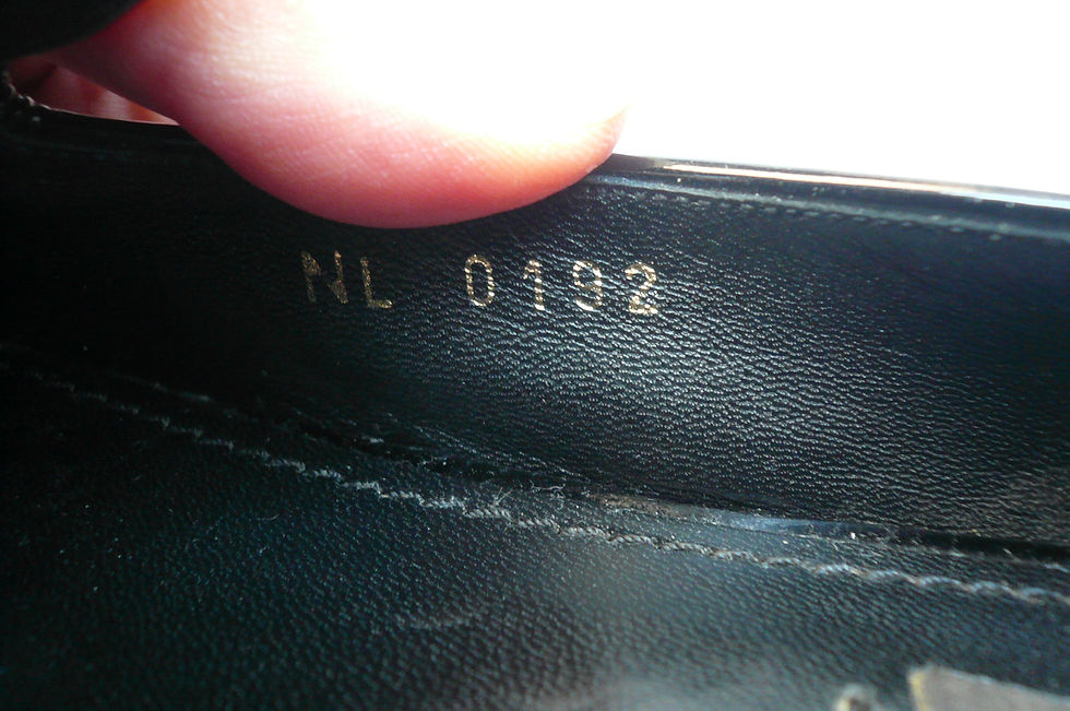 Miniature : LOUIS VUITTON Mocassins sleepers toile noir bon état T38 IT