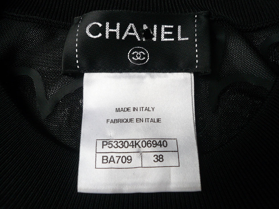 Miniature : CHANEL Pull empiècements ML Printemps 2016 -T38