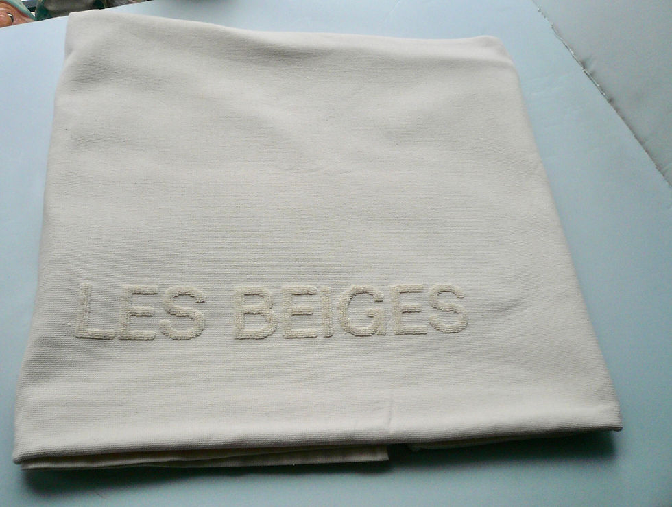 Miniature : CHANEL Les Beiges Serviette de bain Fouta beige neuve