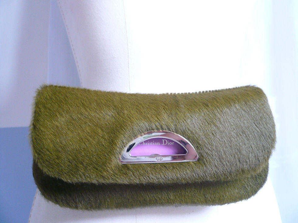 Miniature : CHRISTIAN DIOR Pochette banane Poulain TBE