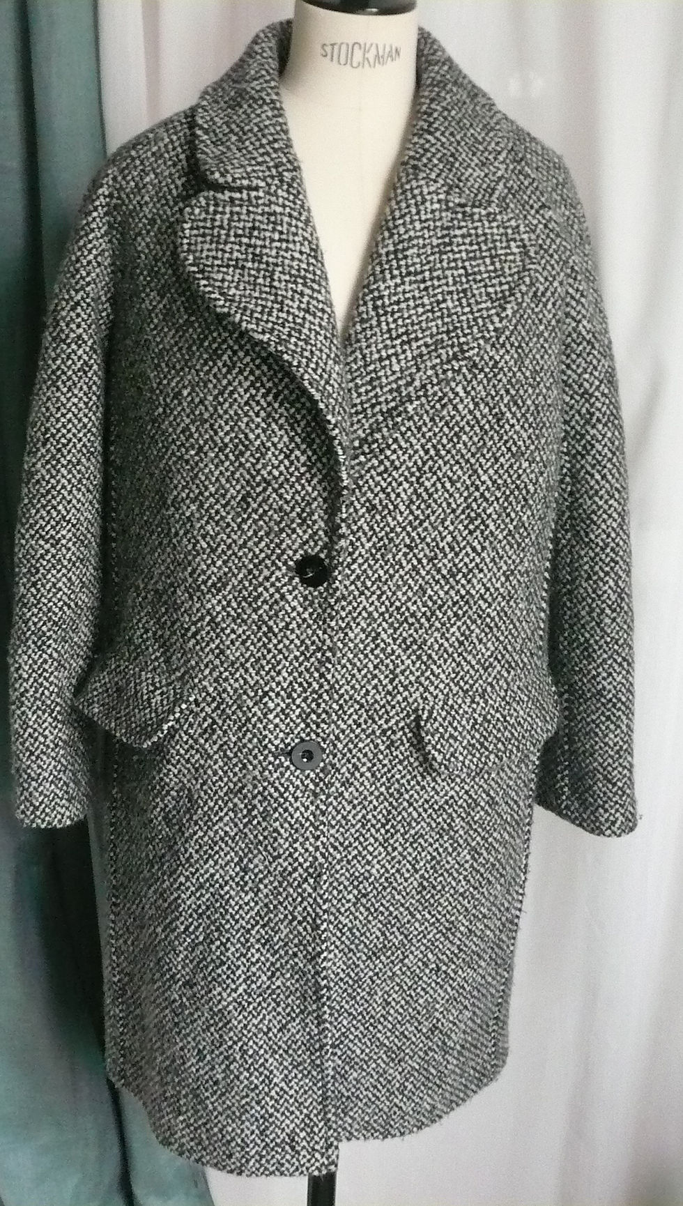 Miniature : CARVEN - Manteau Classique laine T34 TBE