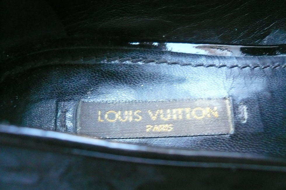 Miniature : LOUIS VUITTON Mocassins sleepers toile noir bon état T38 IT