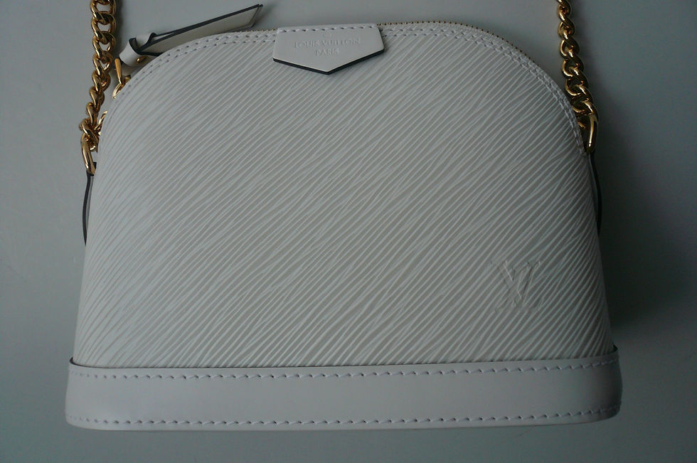 Miniature : LOUIS VUITTON Sac Mini Alma cuir épis blanc