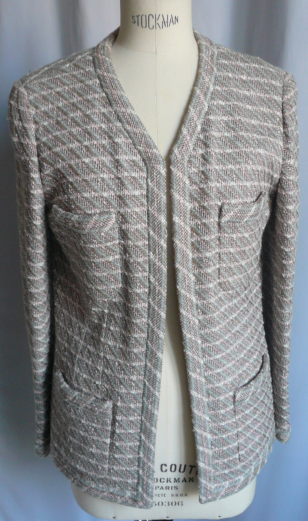 Miniature : CHANEL Veste tweed printemps multicouleur T44 FR