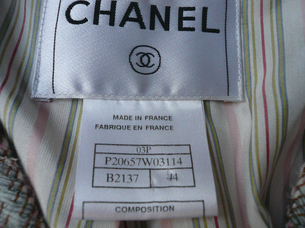Miniature : CHANEL Veste tweed printemps multicouleur T44 FR