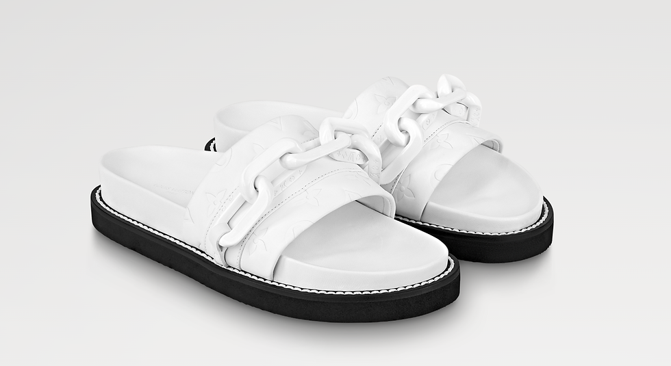 Miniature : LOUIS VUITTON Mule plate confort LV sunset 39fr TBE