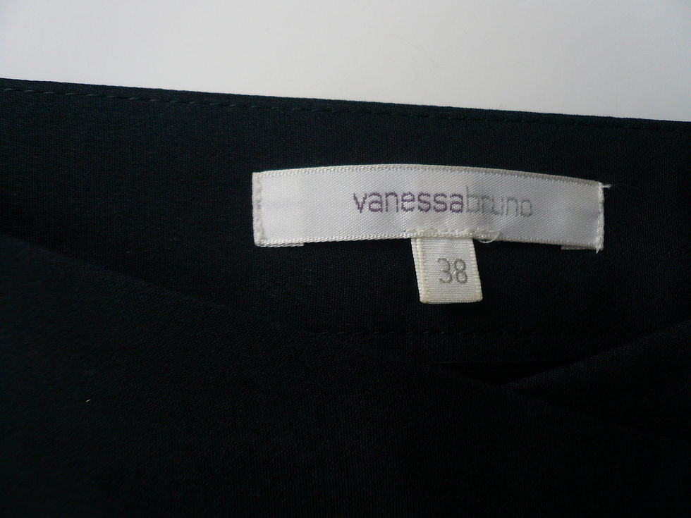 Miniature : VANESSA BRUNO Jupe trapèze laine noire T38