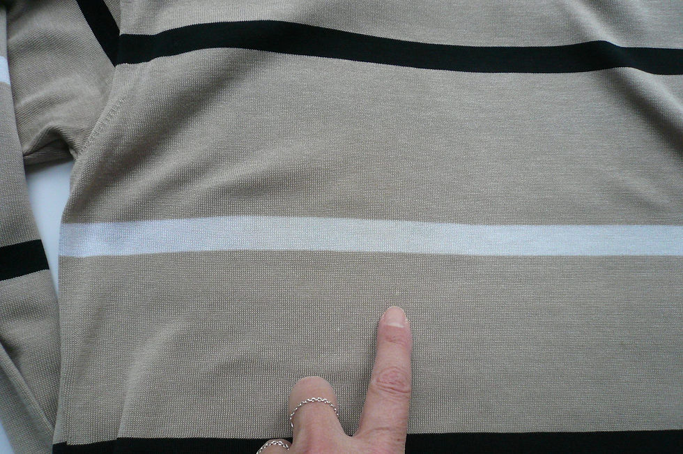 Miniature : CHANEL BOUTIQUE Top manches longues rayé vintage T38