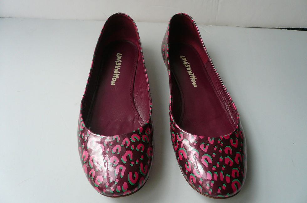 Miniature : LOUIS VUITTON x Stephen Sprouse Ballerines cuir vernis T39 IT TBE