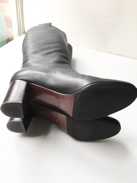 Miniature : AVRIL GAU Bottes cuir noires hautes T40,5 IT TBE