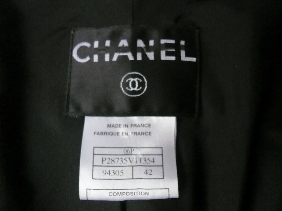 Miniature : CHANEL Manteau robe soie noir T42 Etat proche du neuf