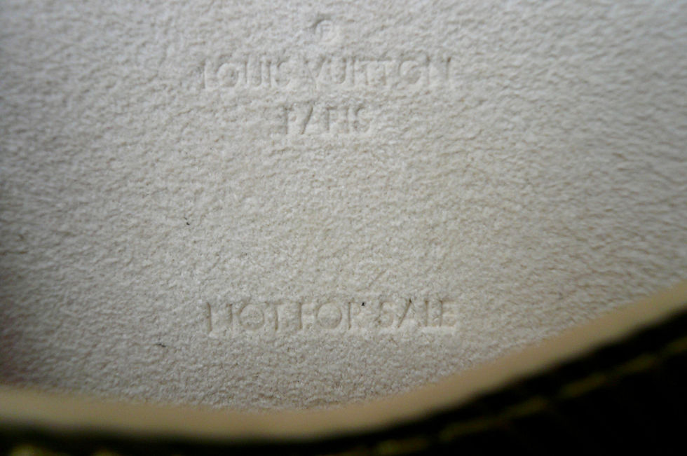 Miniature : LOUIS VUITTON Porte cartes cuir épi doré et Etiquette de bagage neuf