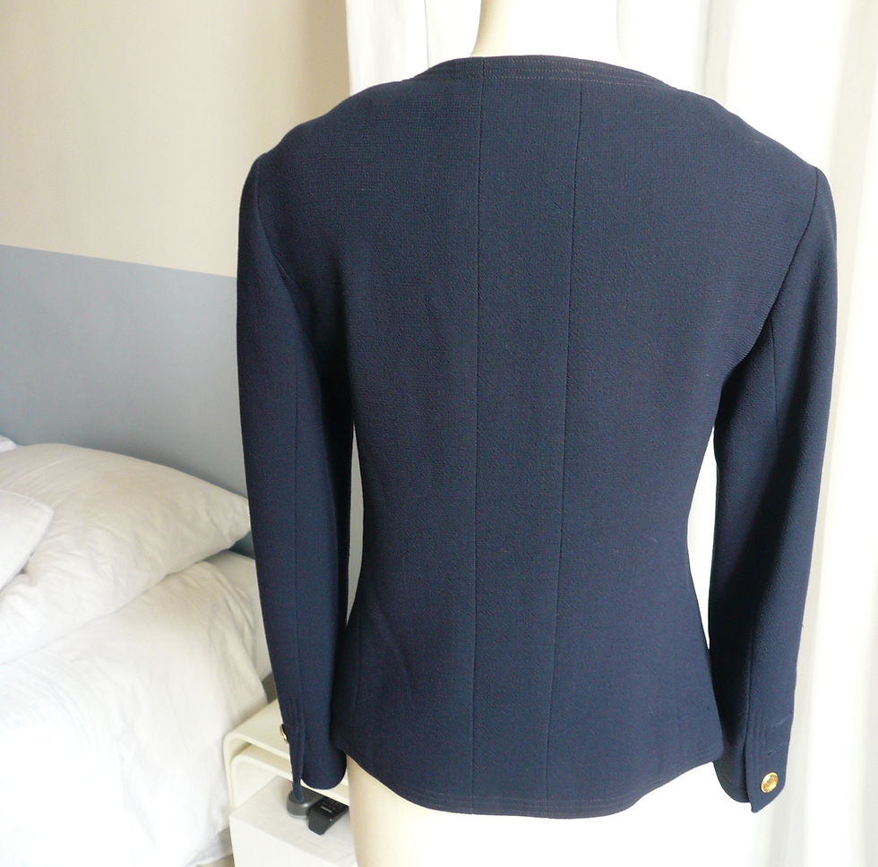 Miniature : CHANEL Veste marine vintage t40