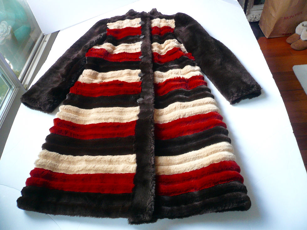 Miniature : DIOR BOUTIQUE FOURRURE Manteau lapin doublé T38/40