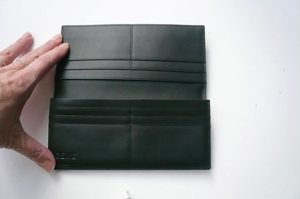 Miniature : LOEWE Portefeuille bleu canard état neuf