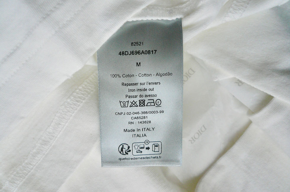 Miniature : DIOR Tee shirt coton blanc collector Taille M / Printemps Eté 2024