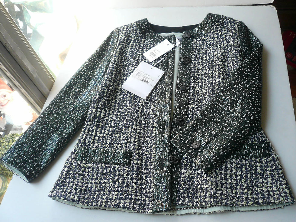 Miniature : CHANEL Veste Tweed irisée NEUVE AVEC ETIQUETTE T40