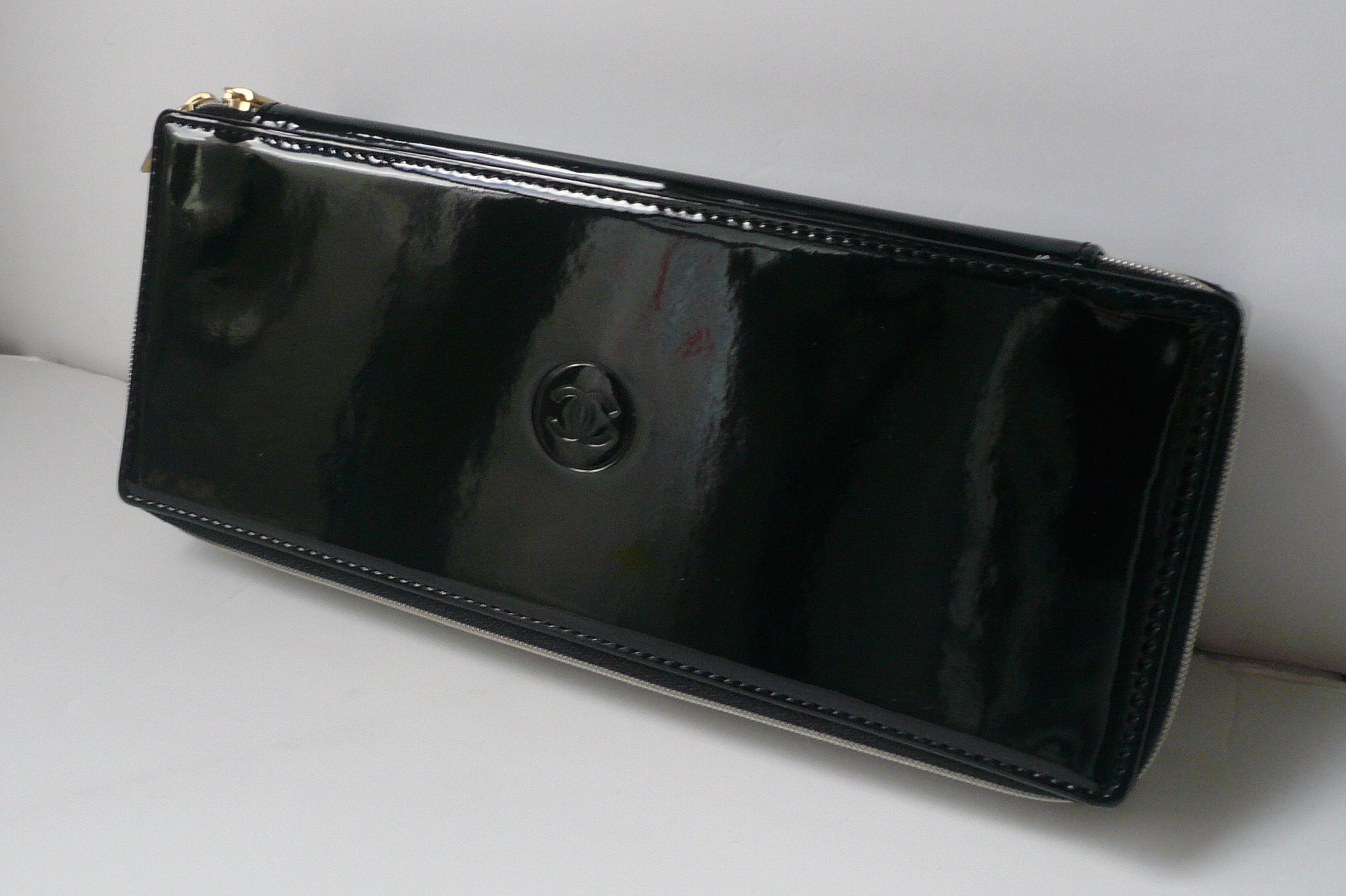 CHANEL Boite à bijoux ou Coffret Maquillage Vynil TBE / Vip Gift