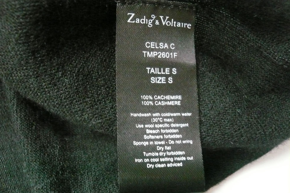 Miniature : ZADIG ET VOLTAIRE DE LUXE Petit pull fin cachemire neuf noir TS