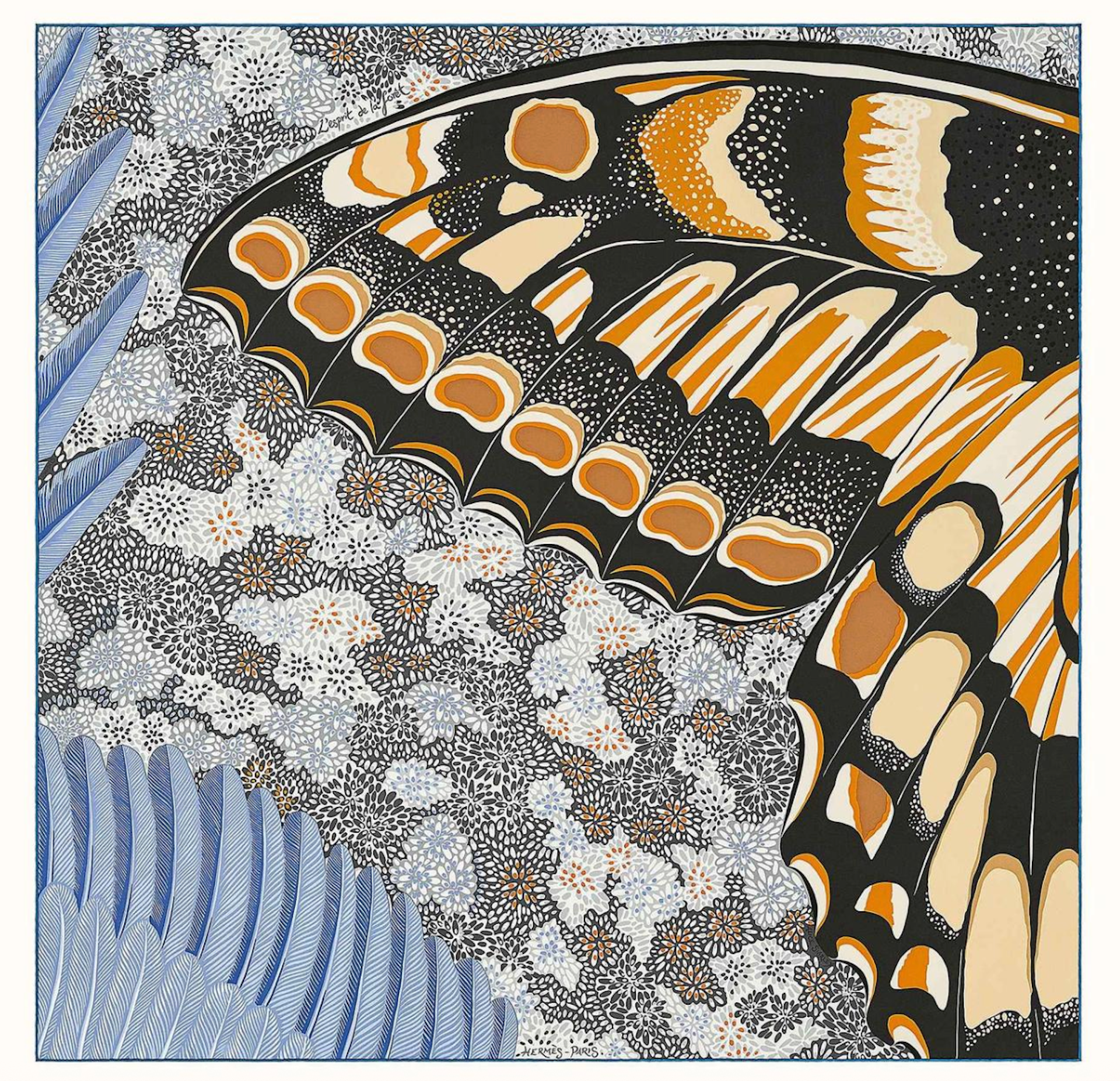 HERMES Carré « L’Esprit de la forêt » TBE