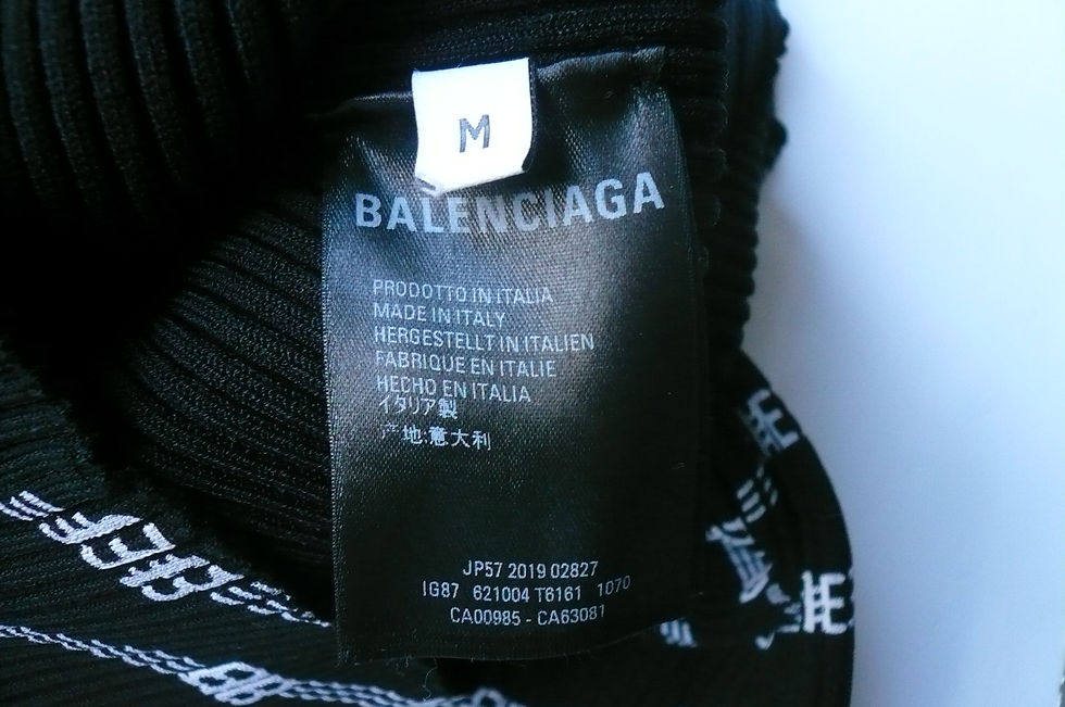 Miniature : BALENCIAGA Pull maille noir monogrammé T36 TBE