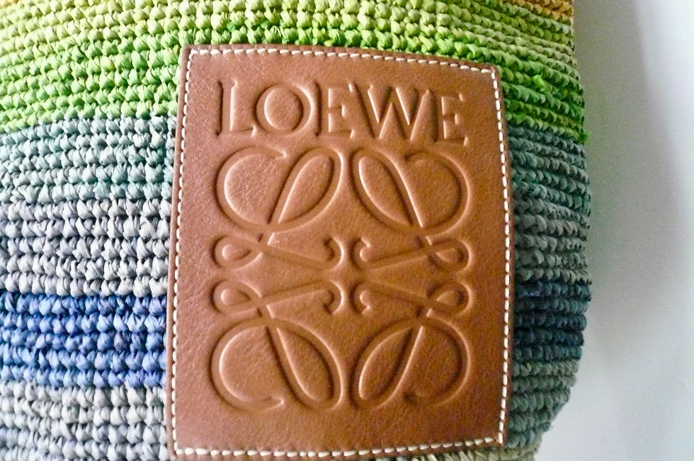 Miniature : LOEWE X PAULA’S IBIZA Sac seau raphia arc en ciel Etat neuf Slit Bag