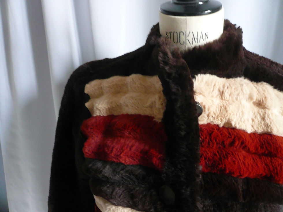 Miniature : DIOR BOUTIQUE FOURRURE Manteau lapin doublé T38/40