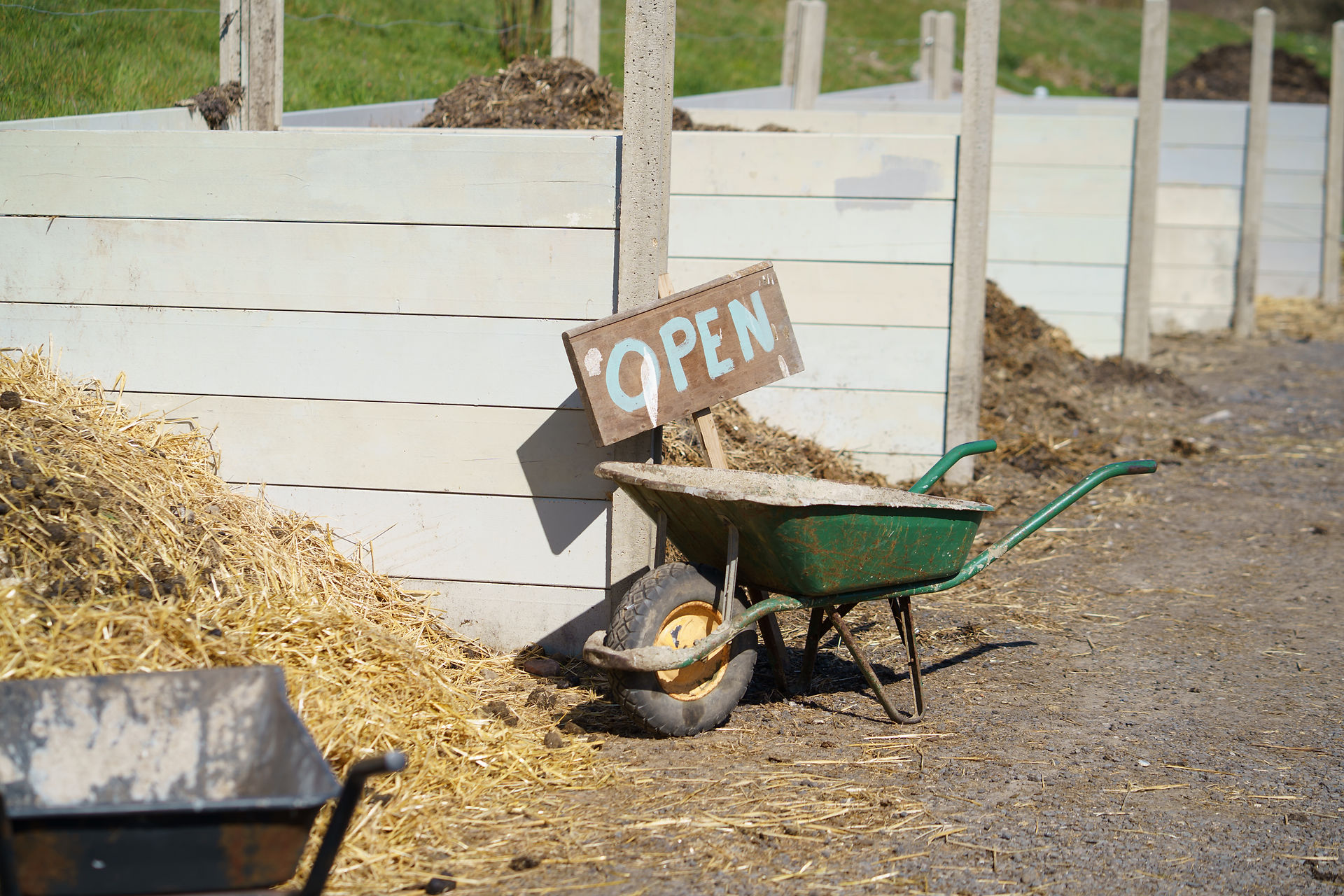 pathways manure compost bins
