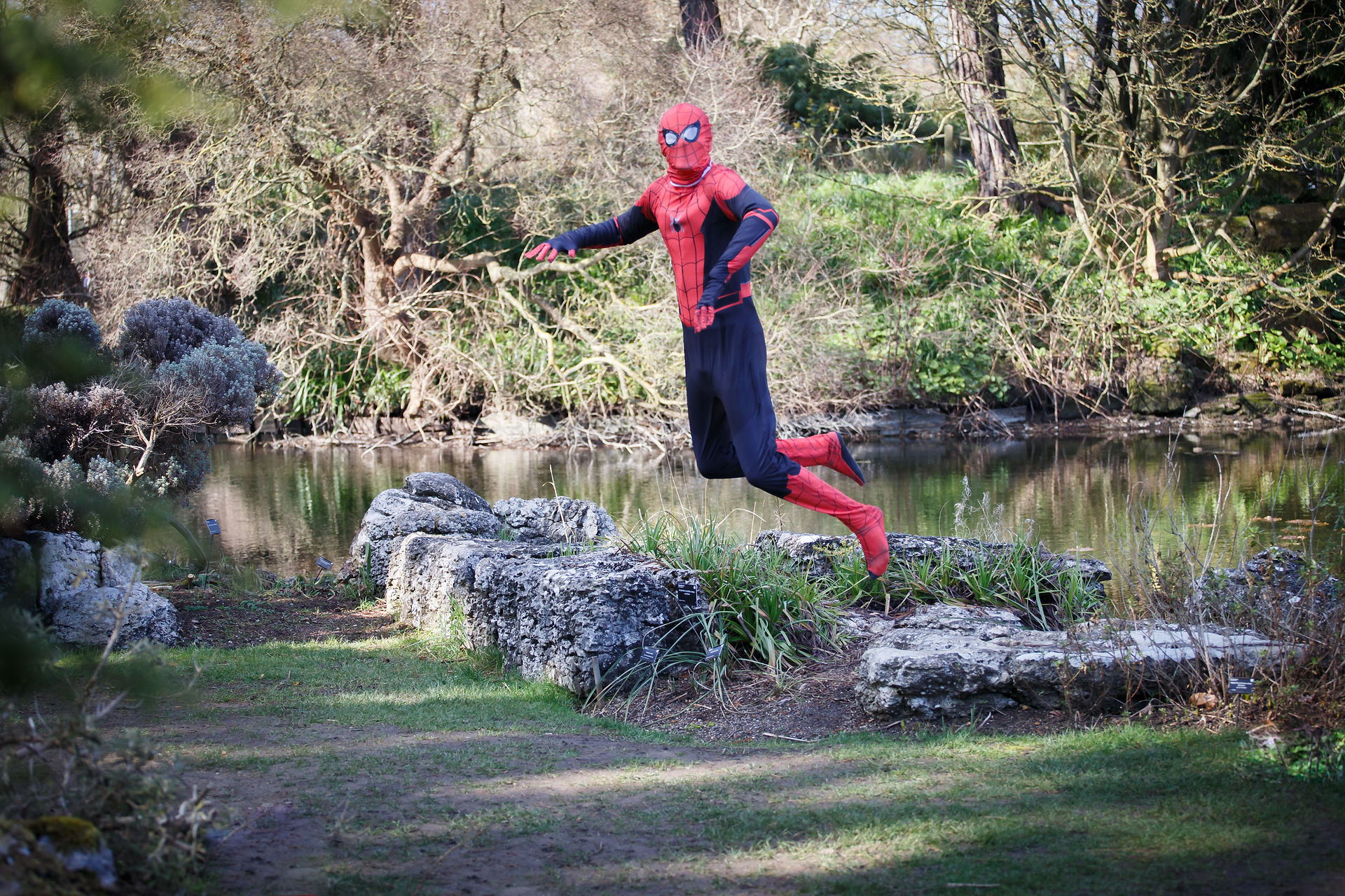 Character  posing in Cambridge