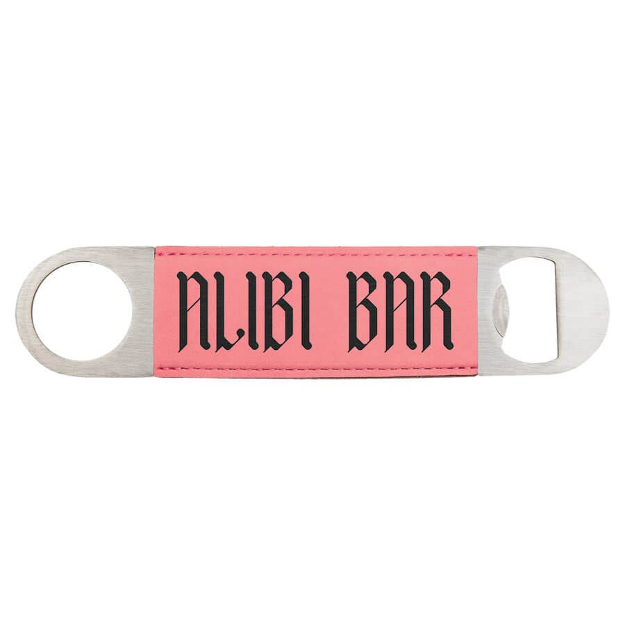 Thumbnail: engraved leatherette bottle opener